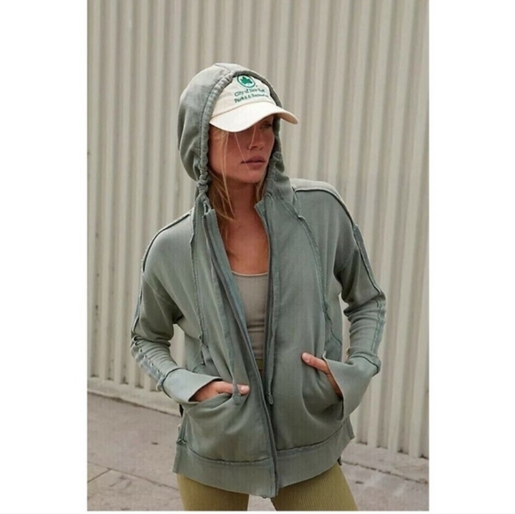 Free People Tops - Free People Only One Hoodie Sage Green Size Large